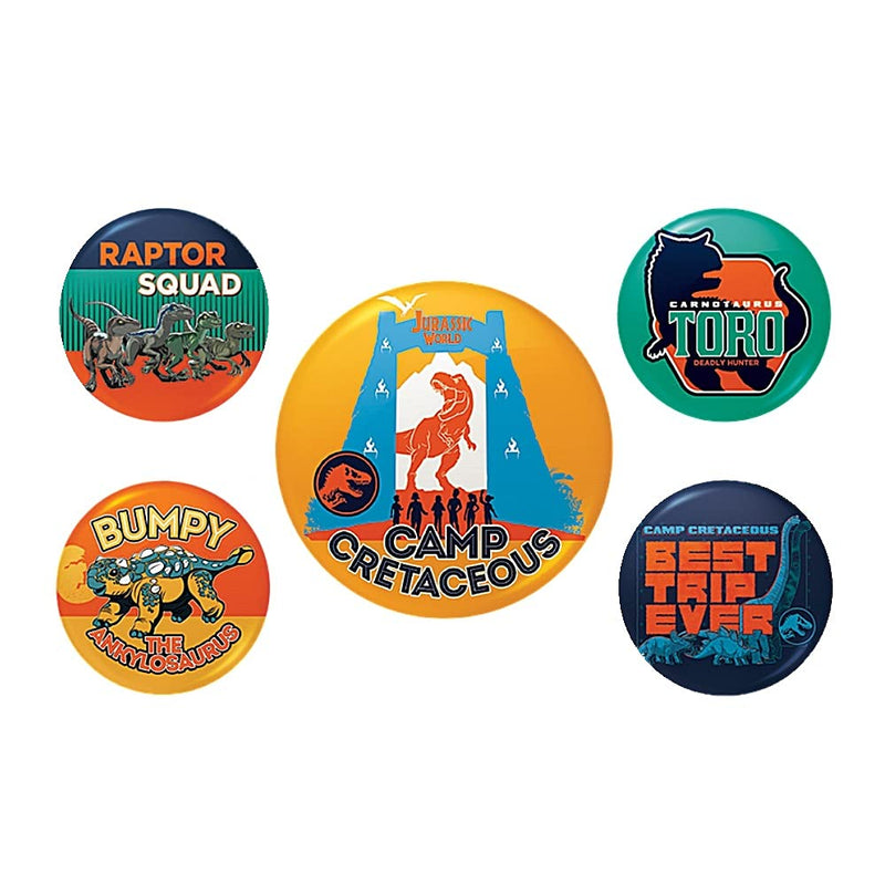 Jurassic World: Pyramid - Camp Cretaceous (Badge Pack)
