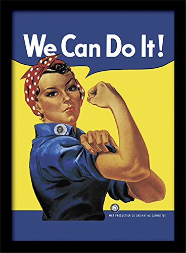 Pyramid: Rosie The Riveter (Stampa In Cornice 30X40 Cm)