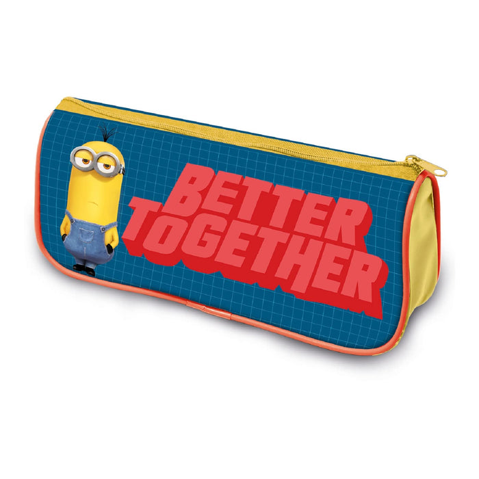 Pyramid International Minions Pencil Case (Better Together Design) School Pencil Case Pouch for Stationery and Drawing Set - Official Merchandise, Red Blue Yellow