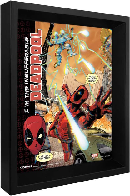 Pyramid International Deadpool (Attack) - 3D Lenticular Poster 10 x 8, Multi-Colour, 10 x 8 x 1.3 cm