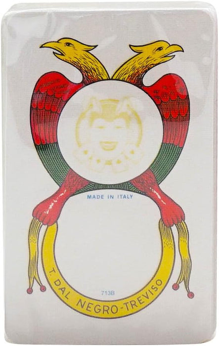 Dal Negro Napoletane 87 Extra Italian Regional Playing Cards, Brown Case - Deck of 40 Cards