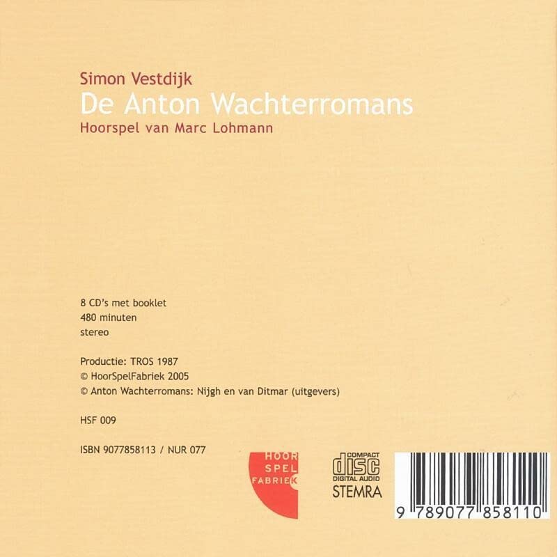Anton wachterromans (8 CD)