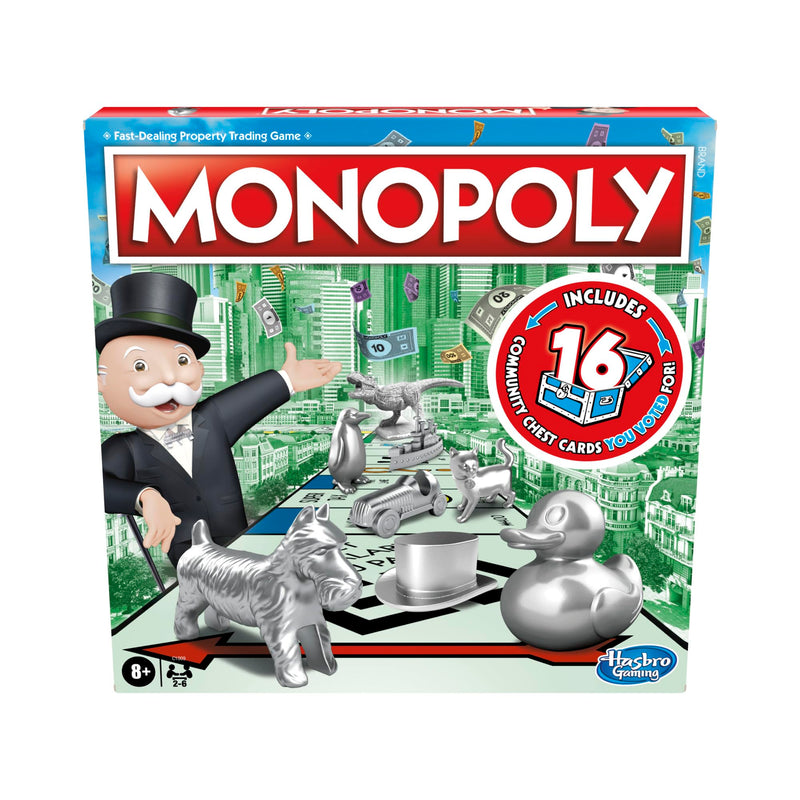 Monopoly Game, Family Board Game for 2 to 6 Players, Monopoly Board Game for Kids Ages 8 and Up, Package May Vary CLASSIC