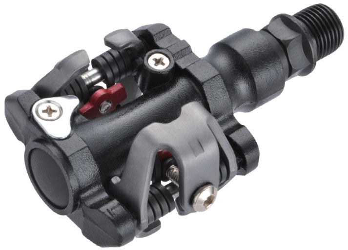 Wellgo: M919 Double Sided SPD Shimano Cleat Compatible Pedals with Ball Bearings-BLACK