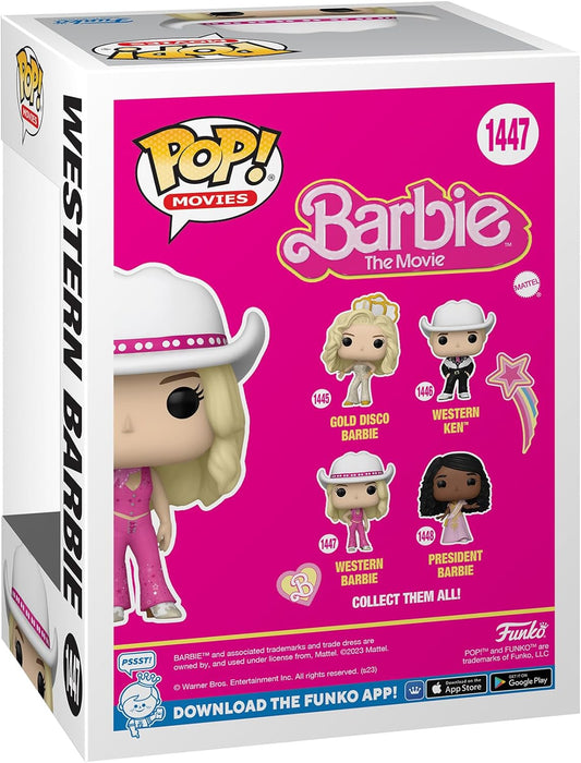 Funko POP! Movies: Barbie - Cowgirl Barbie - Collectable Vinyl Figure - Gift Idea - Official Merchandise - Toys for Kids & Adults - Movies Fans - Model Figure for Collectors and Display