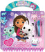 TM ESSENTIALS Gabby's Designer Book - Juego de pintura para niños con libro de dibujo, lápices y pegatinas, juego creativo con plantillas y asa de transporte