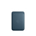 Apple - Wallet For Mobile Phone / Credit Card - Magsafe Compatibility - Finewoven - Pacific Blue