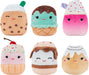 Squishville by Squishmallows SQM0078 Mystery Squad, Four 2, Irresistibly Soft Colourful Plush, Mini Squishmallows (Sweet Tooth Squad (Comes with Squishmallow Stickers))