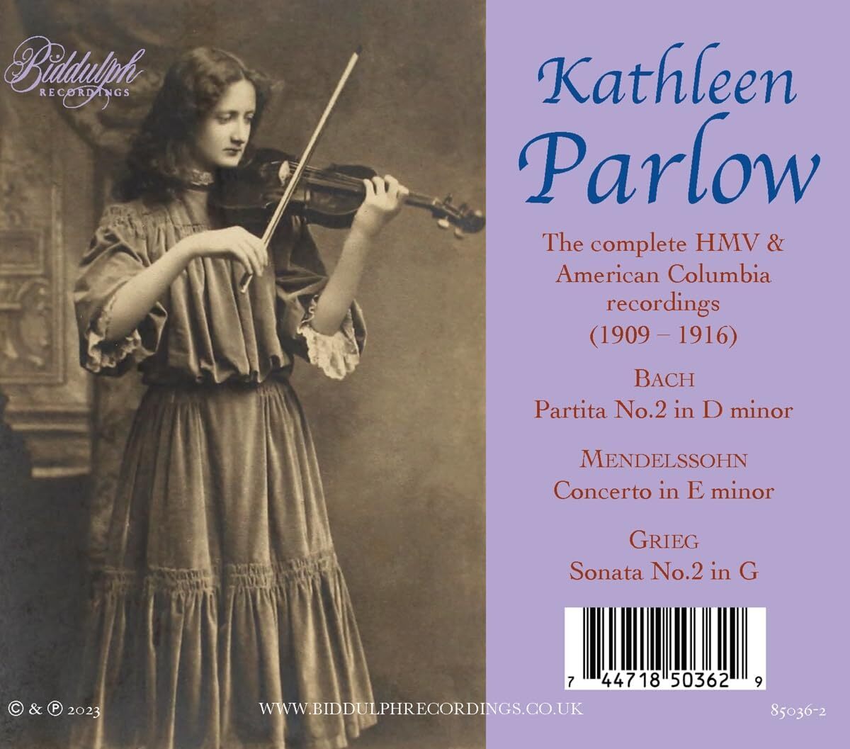 Kthleen Parlow: The Conmplete hmv & American Columbia...