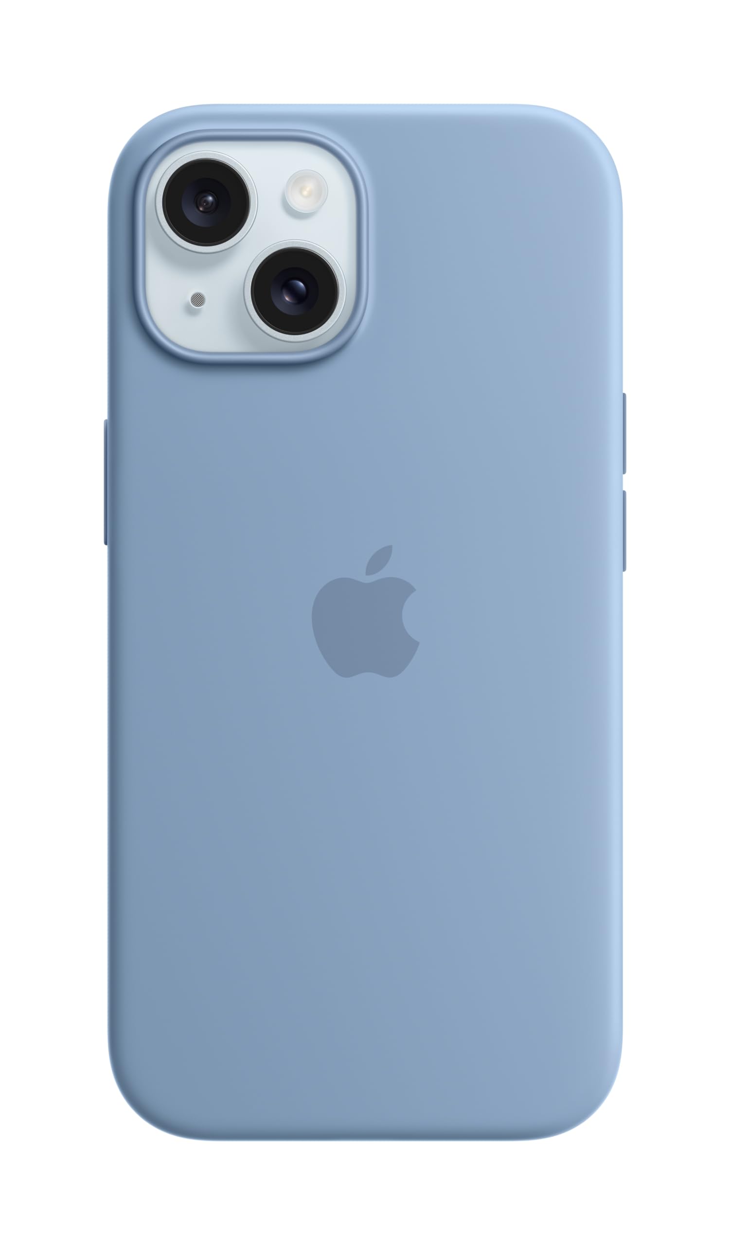 Apple - Back Cover For Mobile Phone - Magsafe Compatibility - Silicone - Winter Blue - For Iphone 15