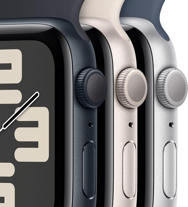 Apple Watch Se (Gps) - 2Nd Generation - 40 Mm - Midnight Aluminium - Smart Watch With Sport Band - Fluoroelastomer - Mid