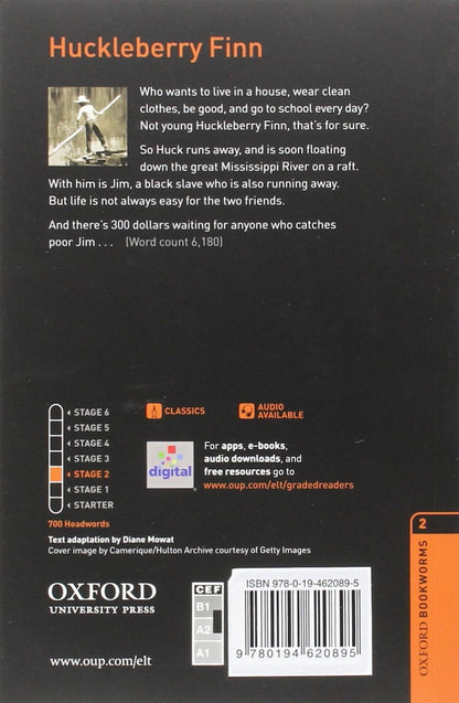 Oxford Bookworms Library: Level 2:: Huckleberry Finn audio pack