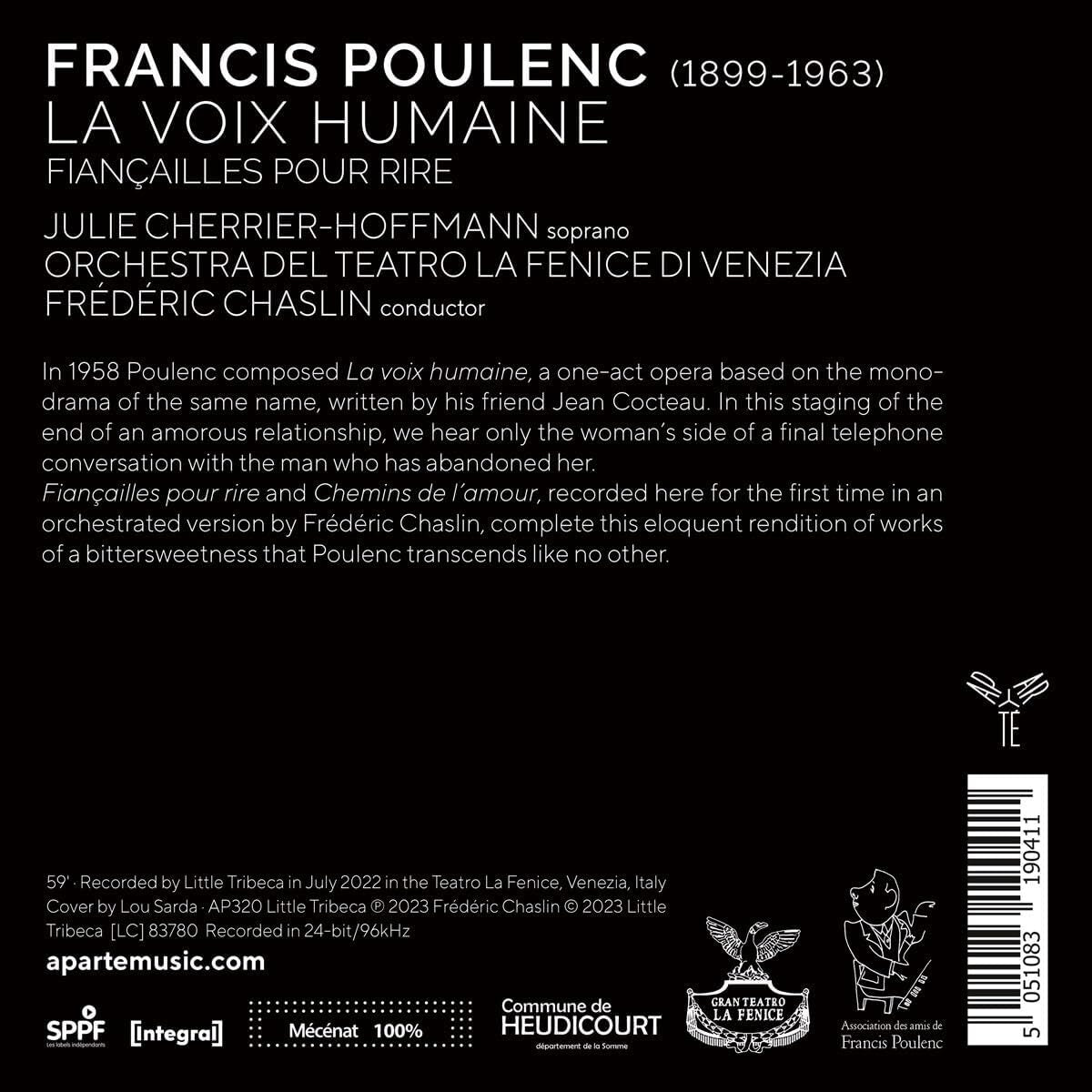 Poulenc: La Voix Humaine/Fiançailles Pour Rire