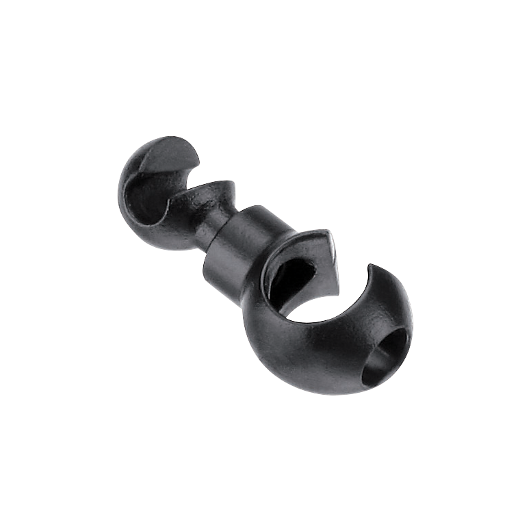 Jagwire Rotating Hook Eshift/Brake Black 4Pc