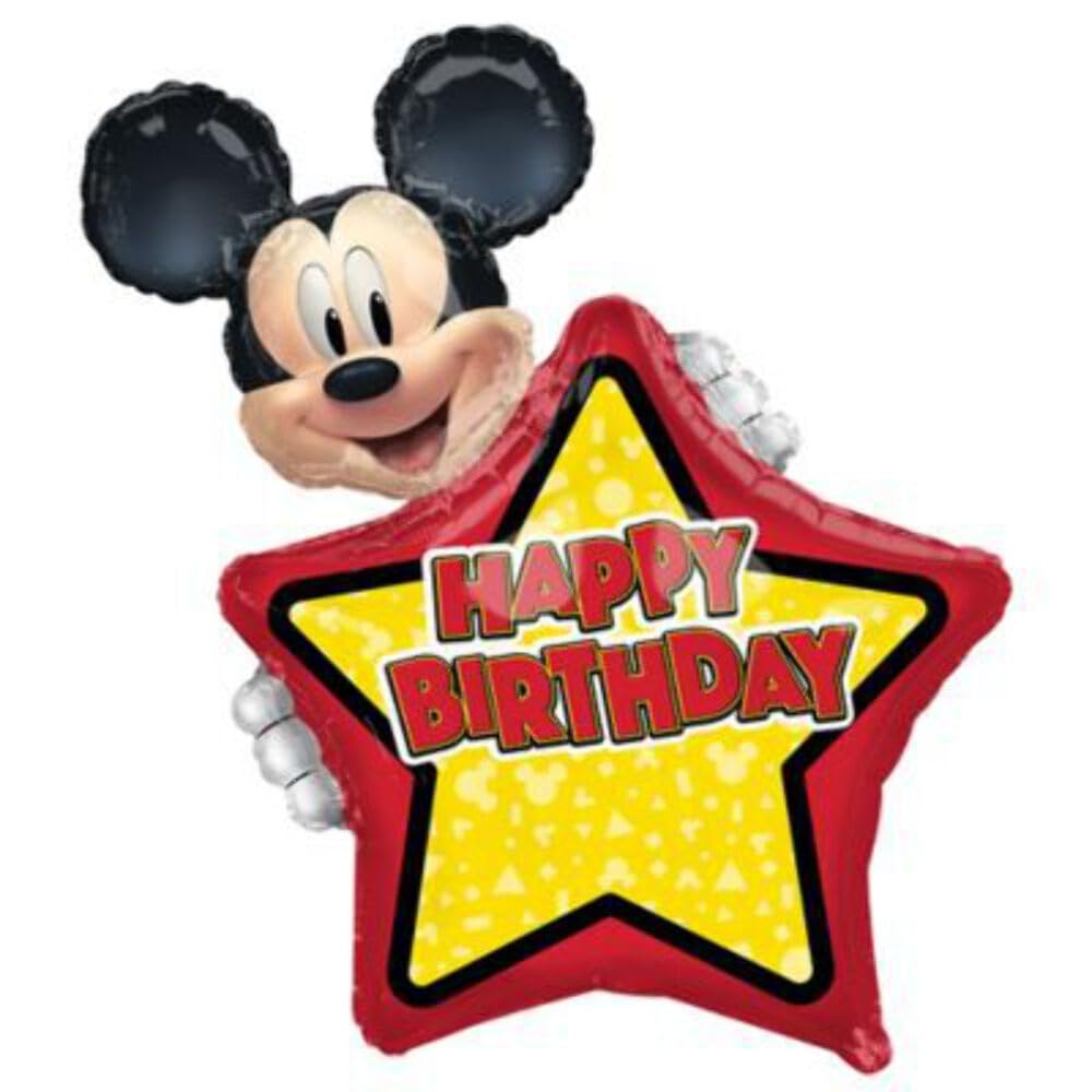 Anagram 30" Mickey Mouse Forever Foil Balloon, Multicolor