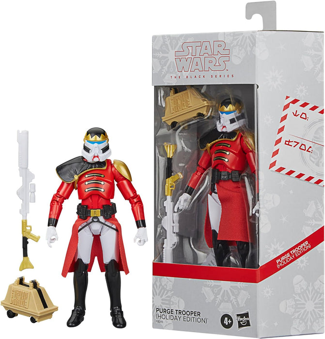 Star Wars The Black Series Purge Trooper (Holiday Edition), Collectible 15 cm Action Figures, Ages 4 and Up