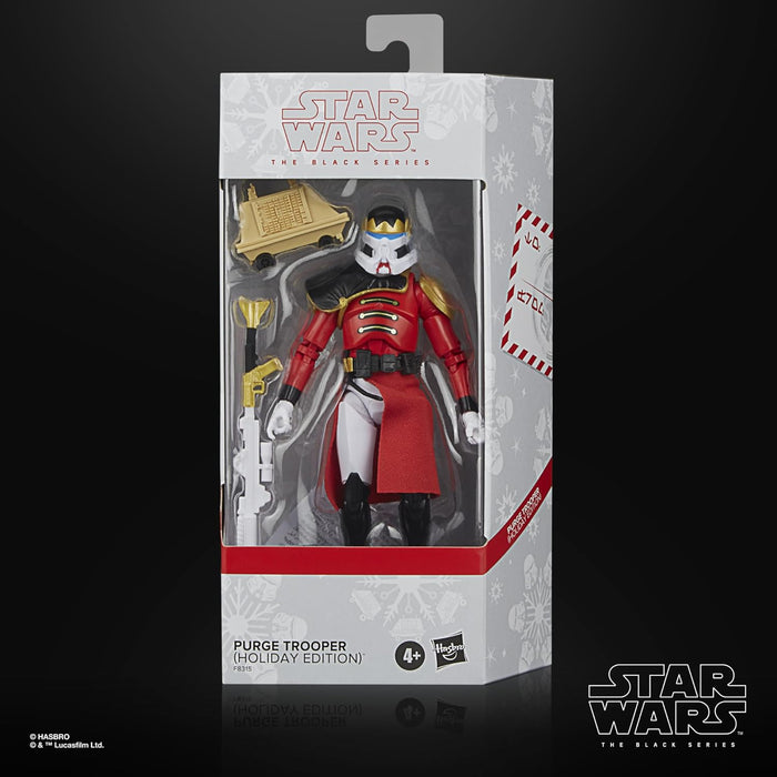 Star Wars The Black Series Purge Trooper (Holiday Edition), Collectible 15 cm Action Figures, Ages 4 and Up