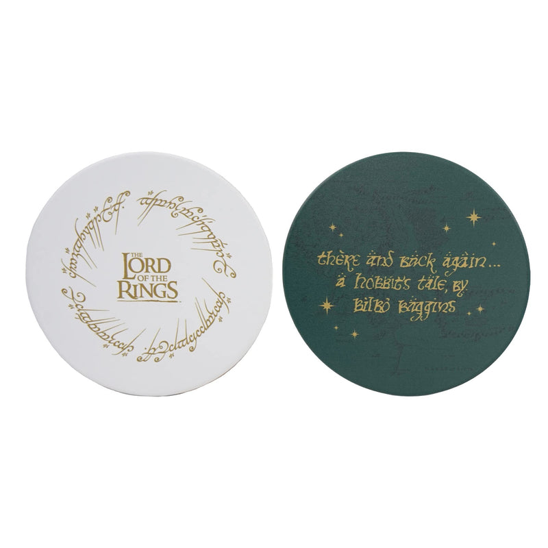 Lord Of The Rings (The): Half Moon Bay (Coasters Set Of 2 Ceramic Boxed / Set 2 Sottobicchieri Ceramica)