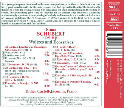 Schubert: Waltzes and Écossaises