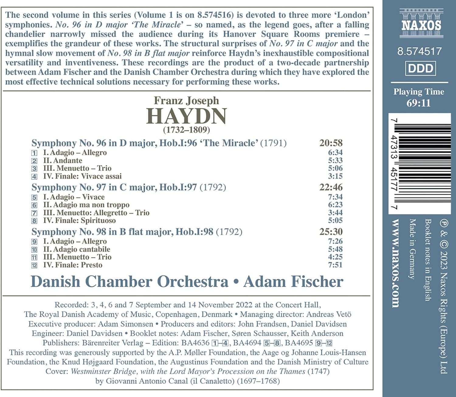 Haydn: Late Symphonies - Volume 2