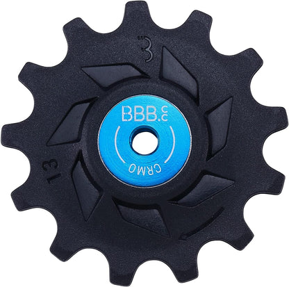 BBB Cycling Derailleur Pulley 11-T and 13-T Rear Shimano 11-Speed Jockey Wheels Roller Urban Road Bike MTB Bicycle RollerBoys 11T BDP-08, Black