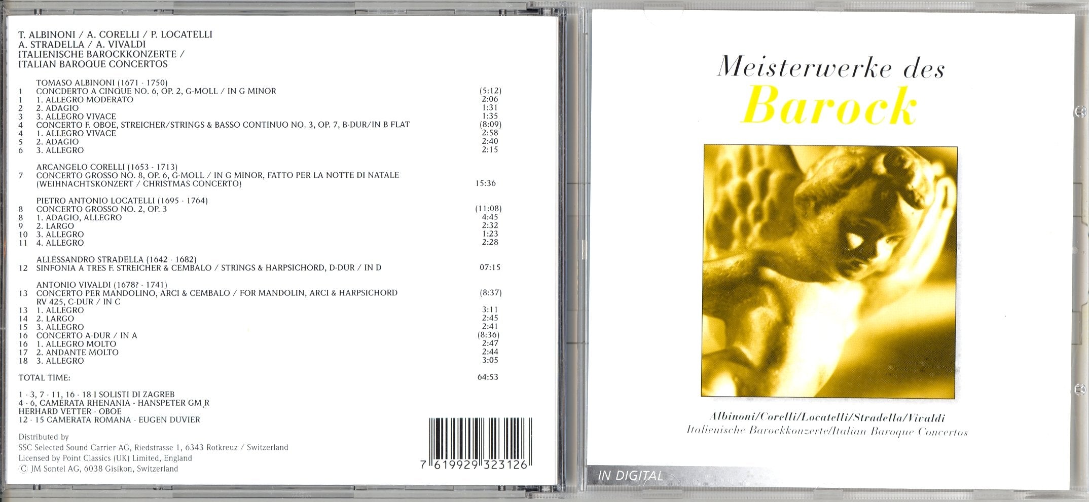 Italienische Barockkonzerte/Albinoni-Corelli-Locatelli-Vivaldi
