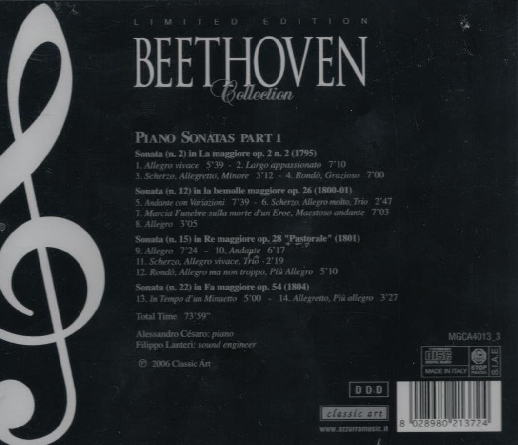 Beethoven Collection / Piano Sonatas Part 1