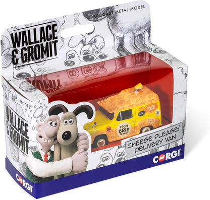 Corgi CC80506 Wallace & Gromit Austin A35 Van - Cheese Please! Delivery Van