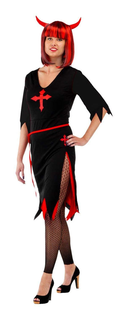Folat 23735 Sexy Halloween Devil's Dress (Medium/Large