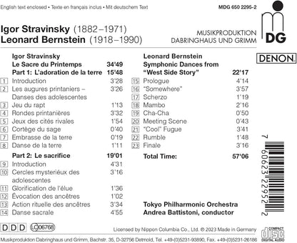 Igor Stravinsky: Les Sacre Du Printemps/Leonard Bernstein:...