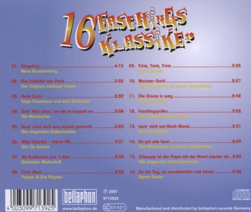 16 Faschings Klassiker