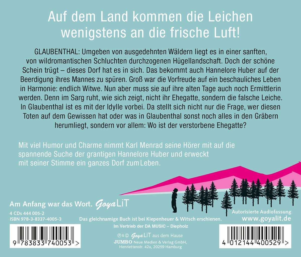 Walter Muss Weg.Frau Huber Ermittelt.der Erste F