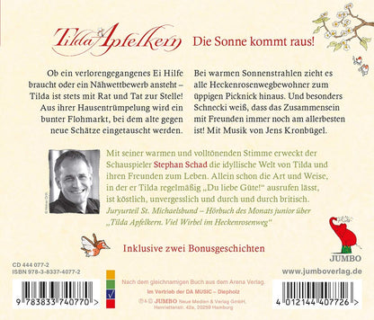 Tilda Apfelkern.Zauberhafte Sonnentage im Heckenr
