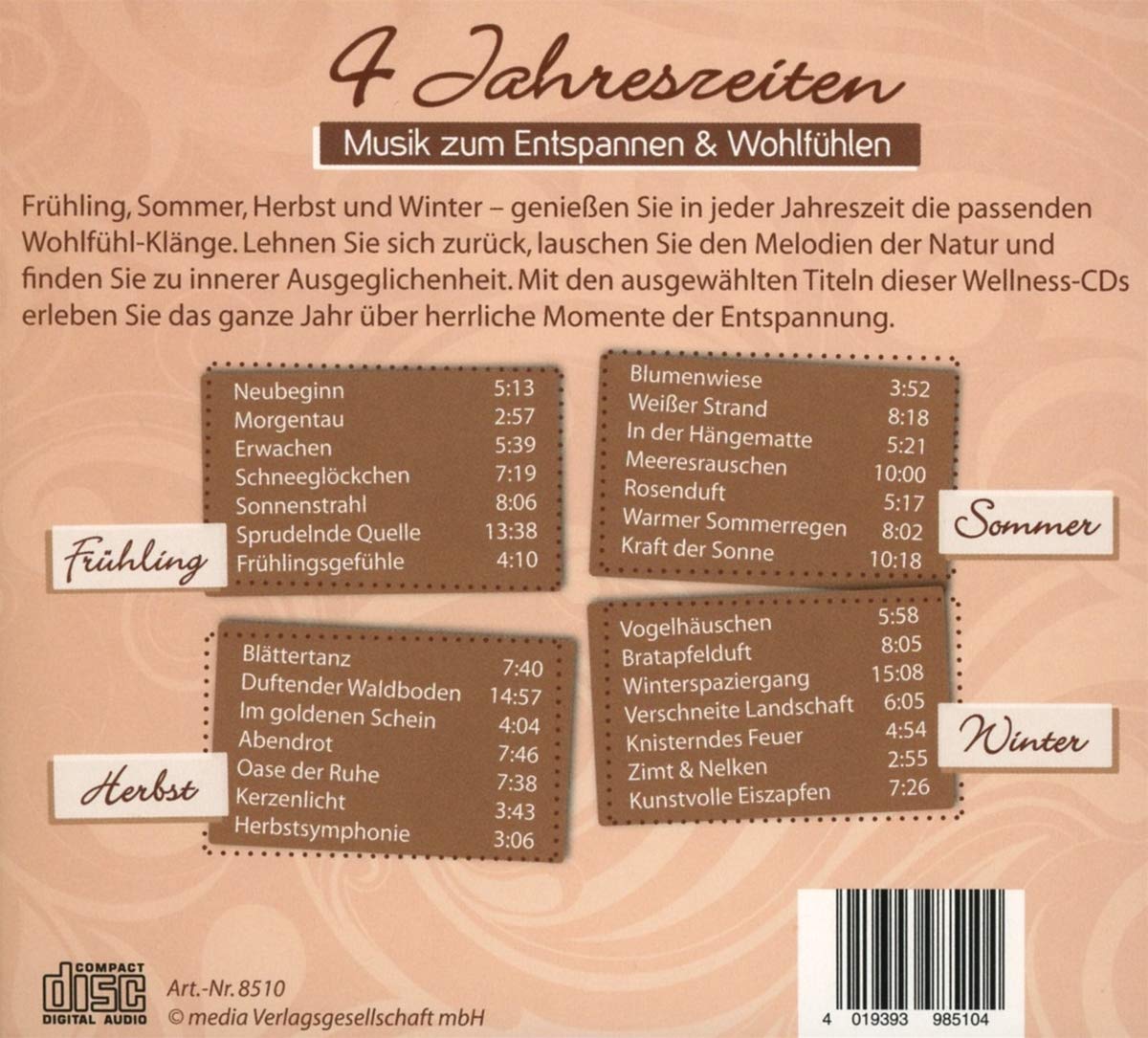 4 Jahreszeiten: Musik Zum Entspannen & Wohlfhlen