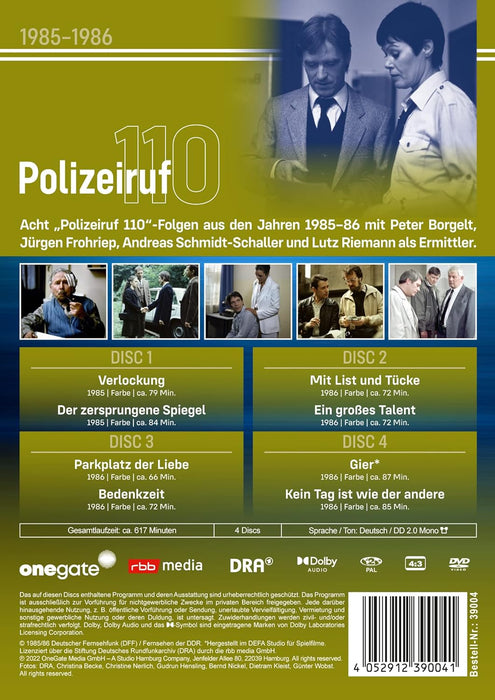 Polizeiruf 110 - Box 13 (DDR TV-Archiv) mit Sammelrücken