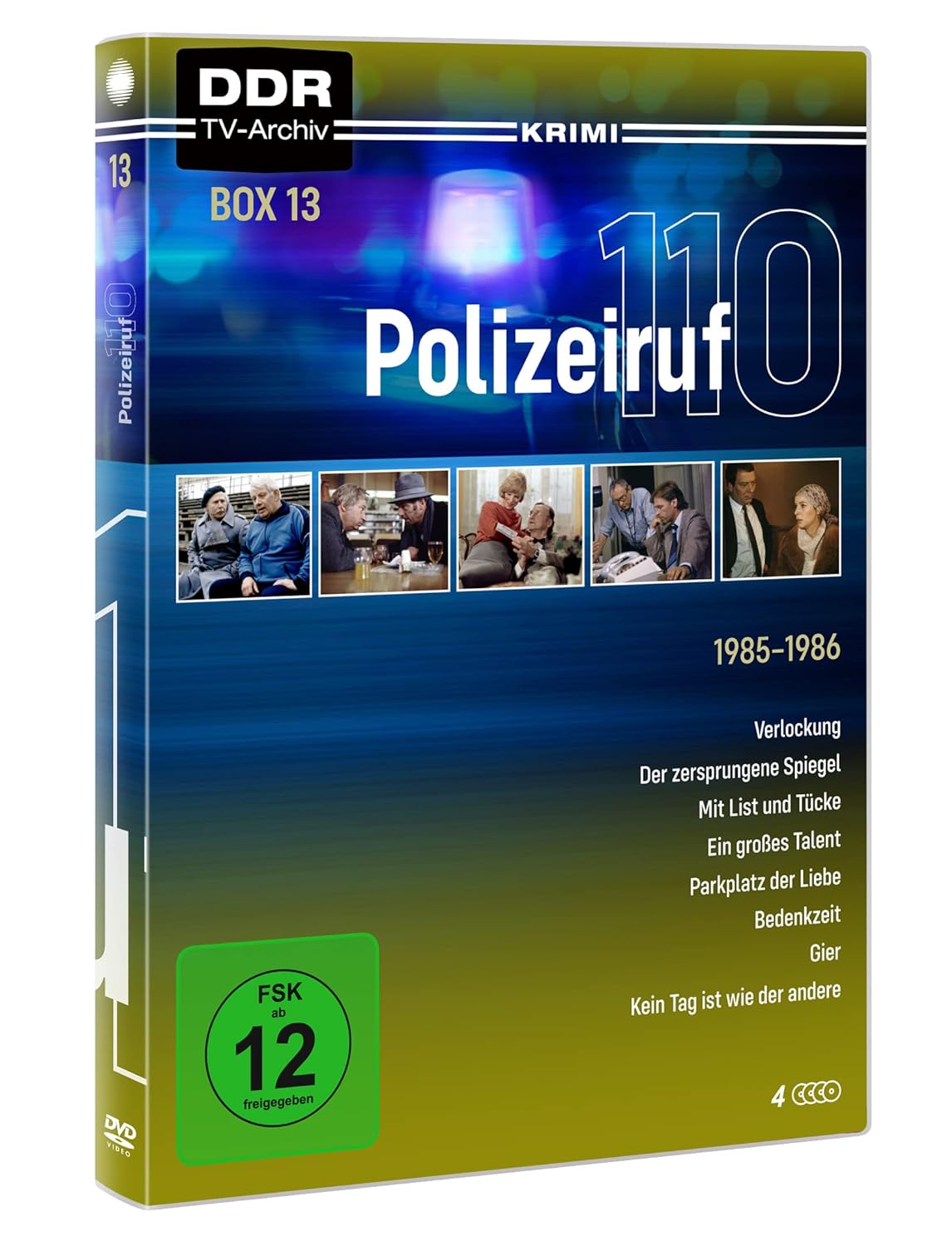 Polizeiruf 110 - Box 13 (DDR TV-Archiv) mit Sammelrücken