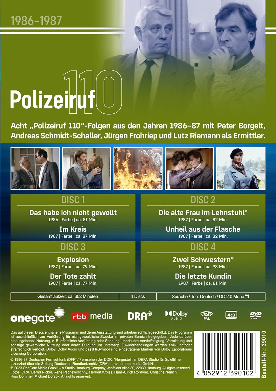 Polizeiruf 110 - Box 14 - mit Sammelrücken (DDR TV-Archiv)