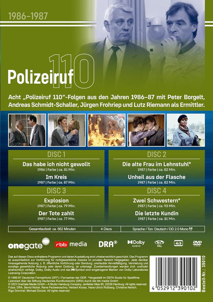 Polizeiruf 110 - Box 14 - mit Sammelrücken (DDR TV-Archiv)