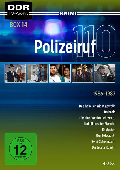 Polizeiruf 110 - Box 14 - mit Sammelrücken (DDR TV-Archiv)