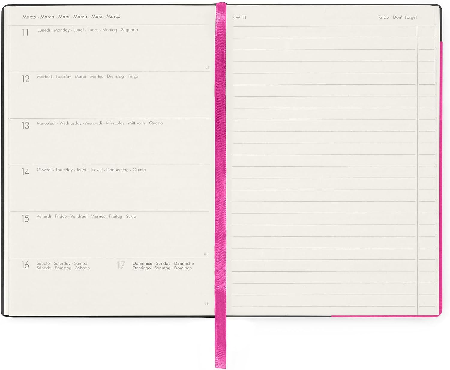 Legami 12M Medium Weekly Diary With Note