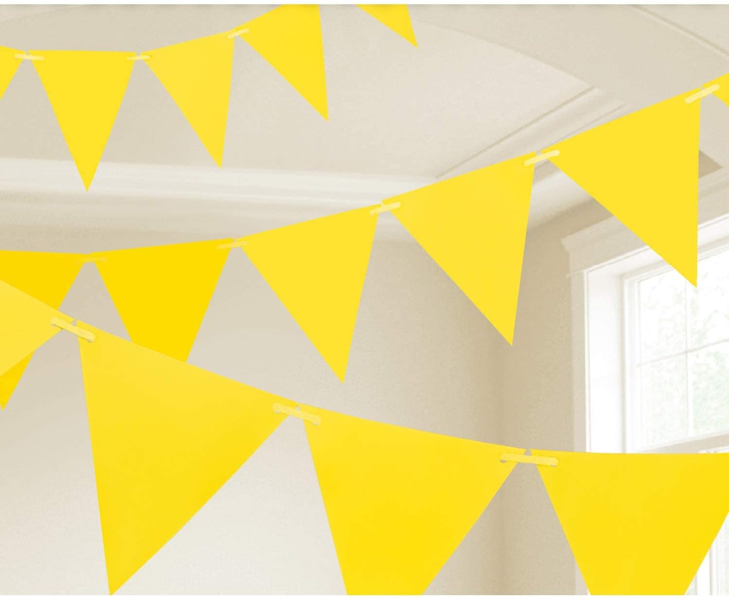 Amscan 120099-09-55 Pennant Banner Yellow Sunshine