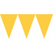 Amscan 120099-09-55 Pennant Banner Yellow Sunshine