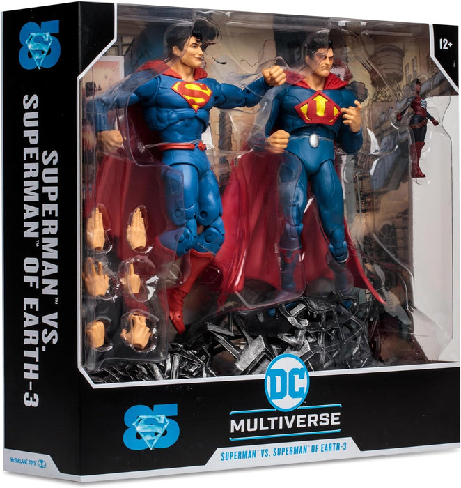 McFarlane Toys - DC Multiverse Superman vs Superman of Earth-3 with Atomica 7in Figure 2pk