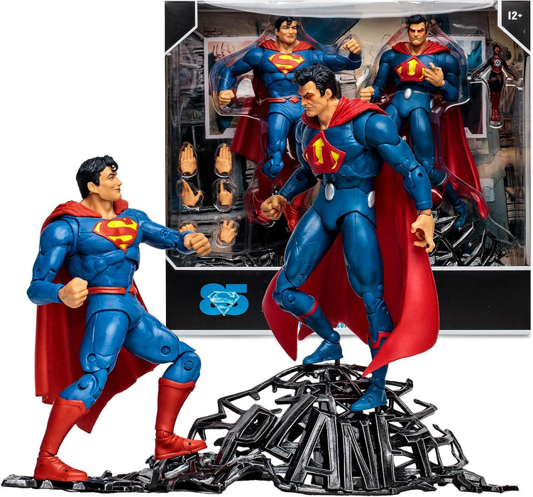 McFarlane Toys - DC Multiverse Superman vs Superman of Earth-3 with Atomica 7in Figure 2pk