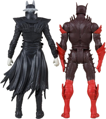 DC Direct - Gaming 3 Figure with Comic 2Pk Wave 1 - Batman Who Laughs & Red Death (Dark Nights Metal #1)