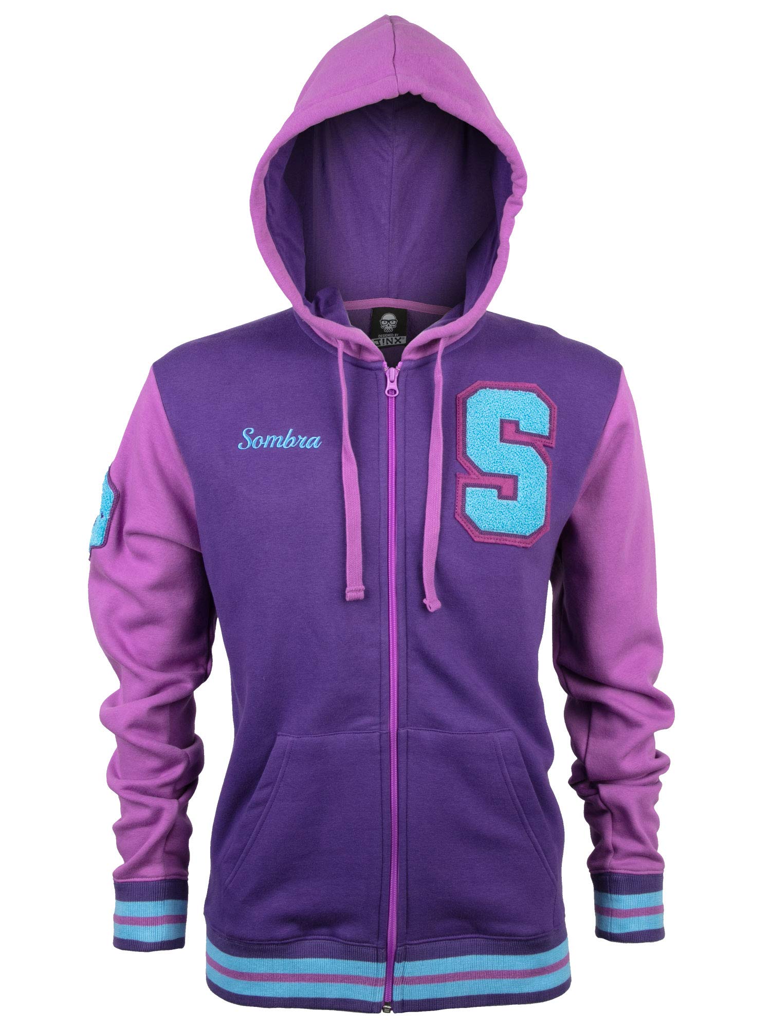 OVERWATCH - Varsity SOMBRA Zip-up Hoodies (S), 889343110733