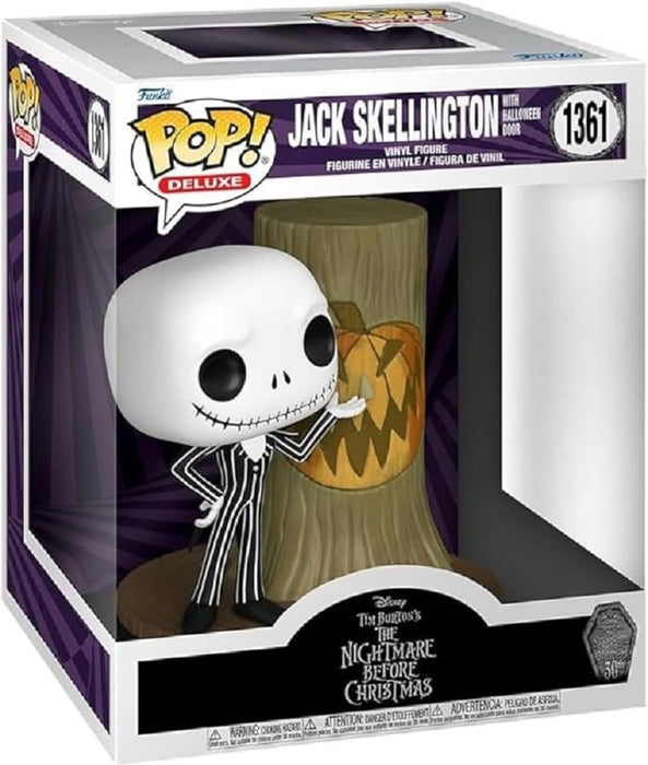 Funko POP! Deluxe: Disney the Nightmare Before Christmas 30th - Jack Skellington With H.Town Door - Collectable Vinyl Figure - Gift Idea - Official Merchandise - Toys for Kids & Adults - Movies Fans One Size