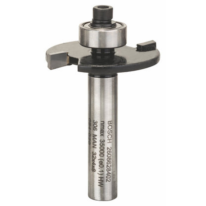 Bosch Professional Zubehör 2 608 628 402 Scheibennutfräser 8 mm, D1 32 mm, L 4 mm, G 51 mm L4xS8 Ø 32 mm
