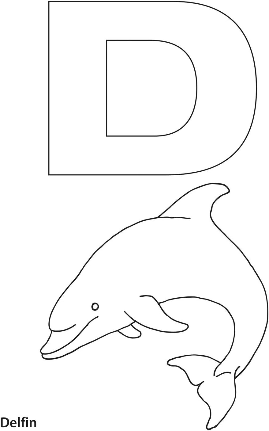 Folia 2310 - Letter Cards, ABC Flashcards for Colouring and Learning, DIN A6, 26 Cards, Ideal as a Gift for Back to School