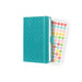 SIGEL J4102 Jolie Weekly planner 2024, hardcover, 9,5 x 15 cm, 174 pages, petrol Blue petrol ca. A6